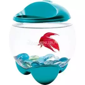 Аквaриум Tetra Betta Bubble 1.8 л, бирюзовый