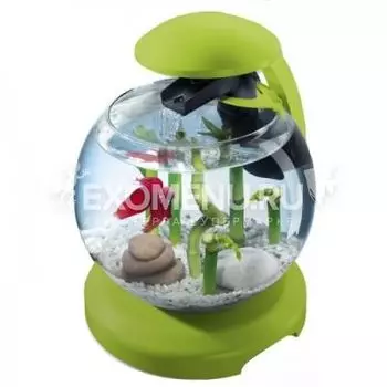 Аквариум Tetra Cascade Globe 6.8l ЗЕЛЕНЫЙ Круглый аквариум (Диаметр 27.9)