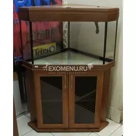Аквариумный комплект AQUATECH БРИЗ 100 л, с тумбой, орех/орех