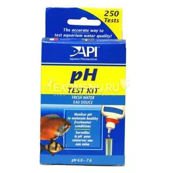 API pH Тест Кит - Набор для измерения уровня pH в пресной воде pH Test Kit