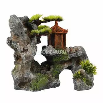 AQUA DELLA Декорация для аквариума "Горная святыня", 23.7x13x19.5см (Бельгия)