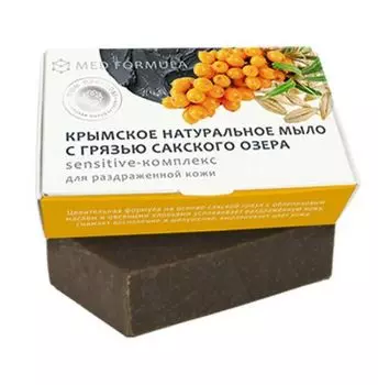 Дом Природы MED-Formula - Мыло на основе грязи Сакского озера Sensitive-комплекс 100 г