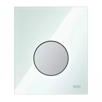 Кнопка для инсталляции Tece TECEloop Urinal 9820171 зеленая, клавиша хром матовый