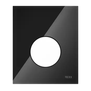 Кнопка для инсталляции Tece TECEloop Urinal 9820173 черная, клавиша белая