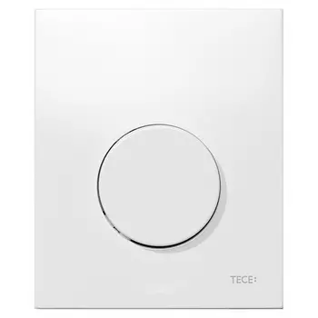 Кнопка для инсталляции Tece TECEloop Urinal 9820186 белая антибактериальная
