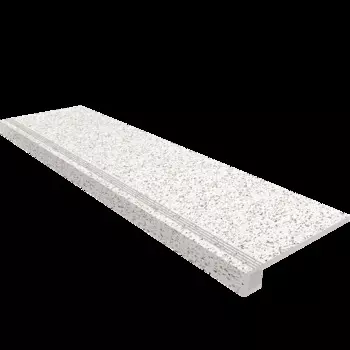 Комплект Estima Cosmos Ступень White CM00 33x120 Непол. + Подступенок 14,5x120