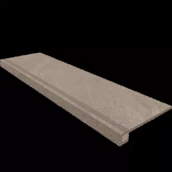 Комплект Estima Gabbro Ступень Grey GB02 33x120 Непол. + Подступенок 14,5x120