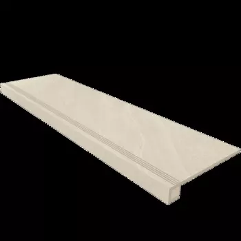 Комплект Estima Gabbro Ступень White GB01 33x120 Непол. + Подступенок 14,5x120