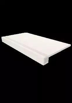 Комплект Estima Luna Ступень White LN00 33x120 непол. + Подступенок 14,5x120