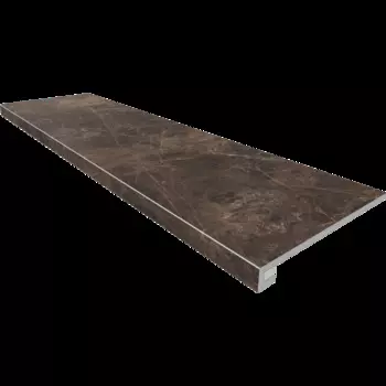 Комплект OnlyGres Marble Ступень MOG401 33x120 без насечек + Подступенок 14,5x120