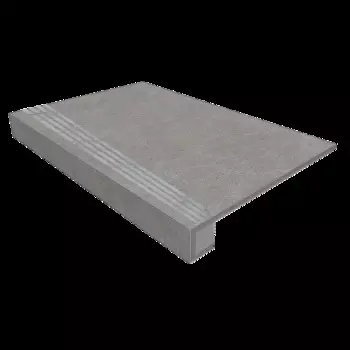 Комплект Ступень Grey TE02 33x120 Непол. + Подступенок 14,5x120
