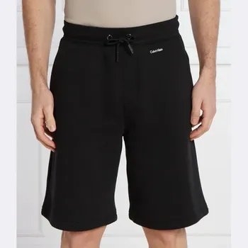Комфортные шорты с нано-логотипом Calvin Klein, черный