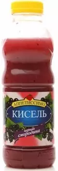 Кисель аппетиссимо 500 мл чёрная смородина пл/бут