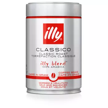 Кофе illy 250 г зерно средняя обжарка ж/б