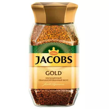 Кофе Jacobs Gold 95г растворимый ст/б