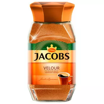 Кофе Jacobs Velour 95г растворимый ст/б