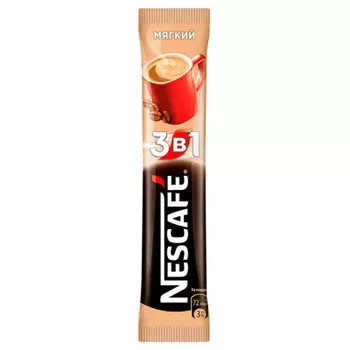 Кофе Nescafe 14,5г мягкий 3 в 1 пакет