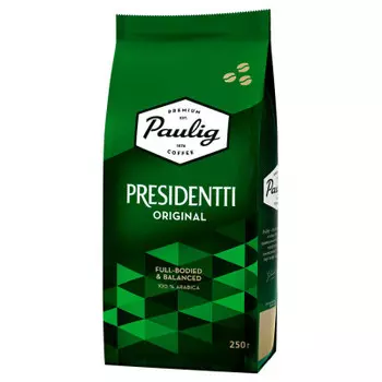 Кофе Paulig 250 г президентти зерно м/у