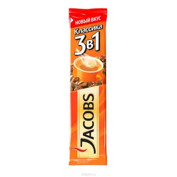 Кофе якобс монарх 12 г классика 3 в 1 пакет