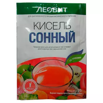 Кисель сонный 20г леовит