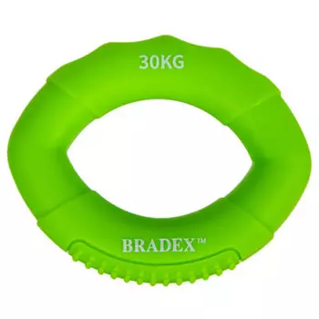 Кистевой эспандер Bradex 30 кг овальной формы зеленый