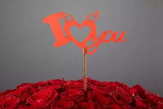 Топпер «I love you»