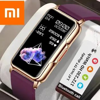 Xiaomi Смарт-часы для женщин и мужчин Bluetooth-подключенный телефон Музыка Фитнес Спортивный браслет Монитор сна Мужские умные часы для женщин