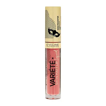 EVELINE Помада для губ жидкая матовая Variete Satin Matt Lip Liquid