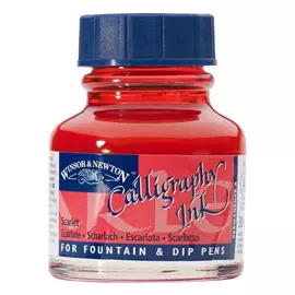 Тушь Winsor&Newton "Calligraphy Inks" 30 мл Алый