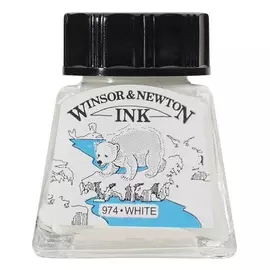 Тушь Winsor&amp;Newton "Drawing Inks" 14 мл Белый