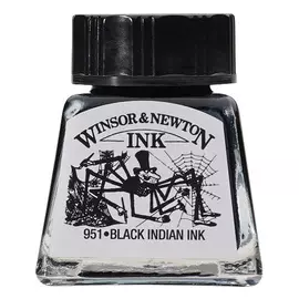 Тушь Winsor&Newton "Drawing Inks" 14 мл Индийский Черный