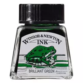 Тушь Winsor&Newton "Drawing Inks" 14 мл Изумрудный зеленый