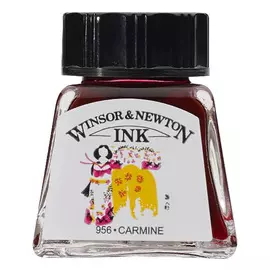Тушь Winsor&Newton "Drawing Inks" 14 мл Карминовый
