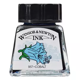Тушь Winsor&Newton "Drawing Inks" 14 мл Кобальт синий