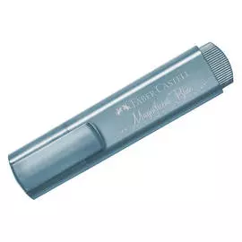 Текстовыделитель Faber-Castell "46 Metallic" 1-5 мм, мерцающий синий