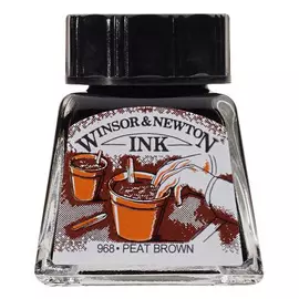 Тушь Winsor&Newton "Drawing Inks" 14 мл Коричневый