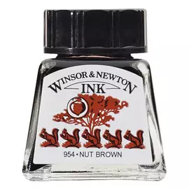 Тушь Winsor&Newton "Drawing Inks" 14 мл Коричневый орех
