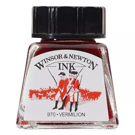 Тушь Winsor&Newton "Drawing Inks" 14 мл Вермильон