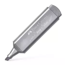 Текстовыделитель Faber-castell "TL 46" серебро металлик, 1-5 мм