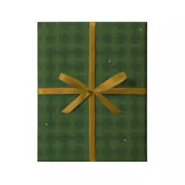Упаковочная бумага "Green Check Plaid"