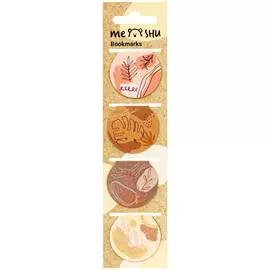 Закладки магнитные для книг MESHU "Terracotta" 4 шт