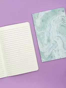 Тетрадь "Waves", green