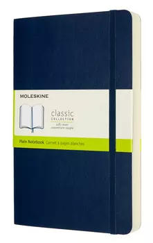 Записная книжка нелинованная Moleskine "Classic Soft Expended" Large 13х21 cм 400 стр., мягкая облож