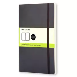 Записная книжка нелинованная Moleskine "CLASSIC SOFT" Large 130х210 мм 192 стр., обложка черная