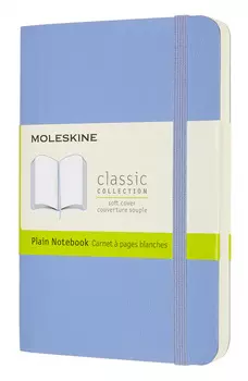 Записная книжка нелинованная Moleskine "Classic Soft" Pocket, 90x140 мм 192 стр мягкая обложка, голу
