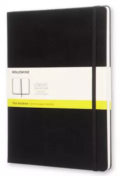 Записная книжка нелинованная Moleskine "Classic" XLarge 190х250 мм 192 стр, обложка черная
