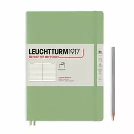 Записная книжка в линейку Leuchtturm Composition В5 123 стр., мягкая обложка пастельный зеленый