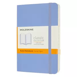 Записная книжка в линейку Moleskine "Classic Soft" Pocket, 90x140 мм 192 стр мягкая обложка, голуб