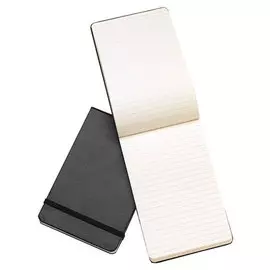 Записная книжка в линейку Moleskine "Reporter" Pocket 9х14 cм 192 стр, обложка твердая черная