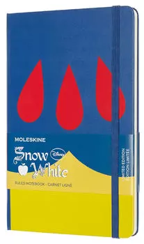 Записная книжка в линейку Moleskine "SNOW WHITE" Large 130х210 мм 240 стр Dress (Платье)
